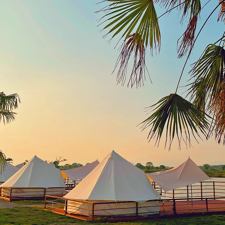 Camping im Freien regendes winddichtes Jurtezelt im Freien