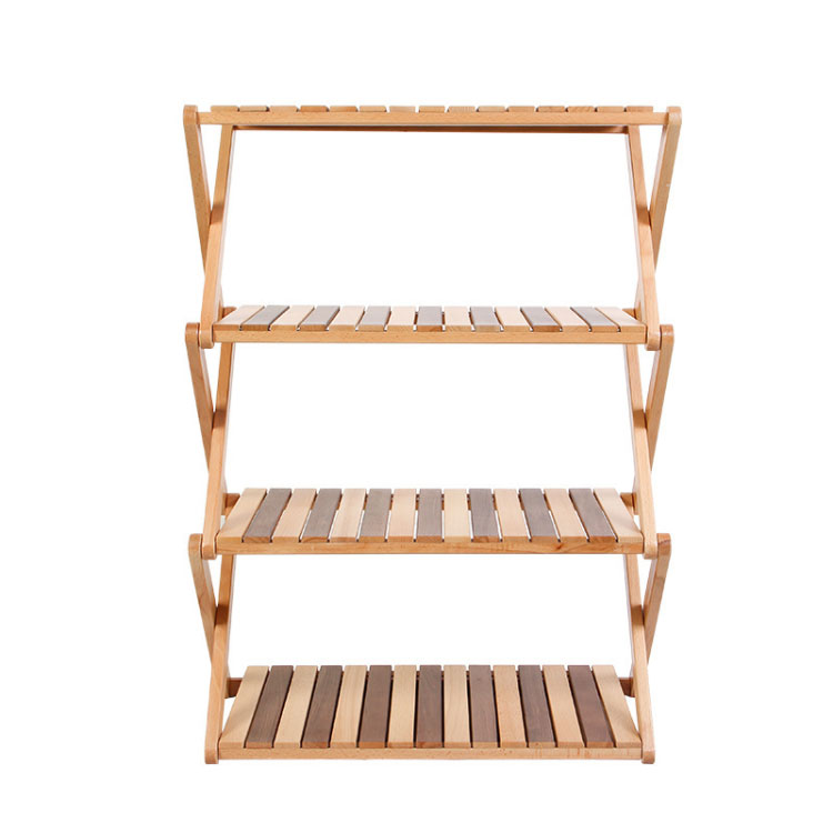 Outdoor tragbare massive Holz-Multi-Layer-Speicherregal